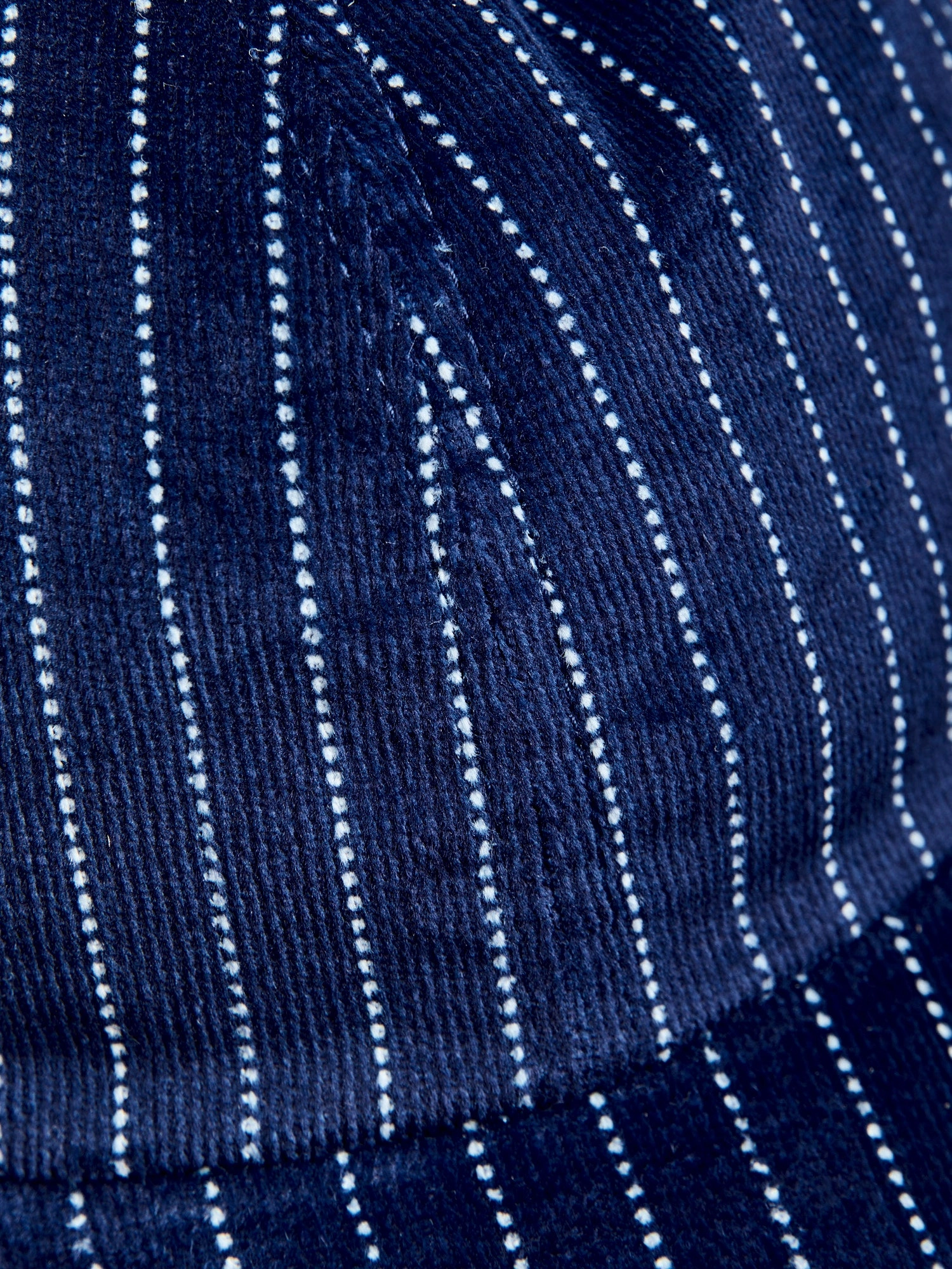 Wabash Corduroy Baseball Cap in Indigo