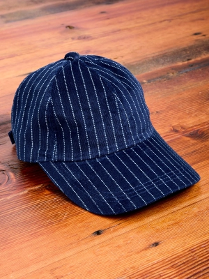 Wabash Corduroy Baseball Cap in Indigo