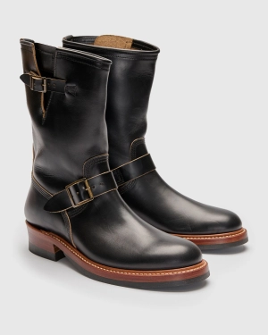 Wabash Engineer Boot in Horween Chromexcel Black
