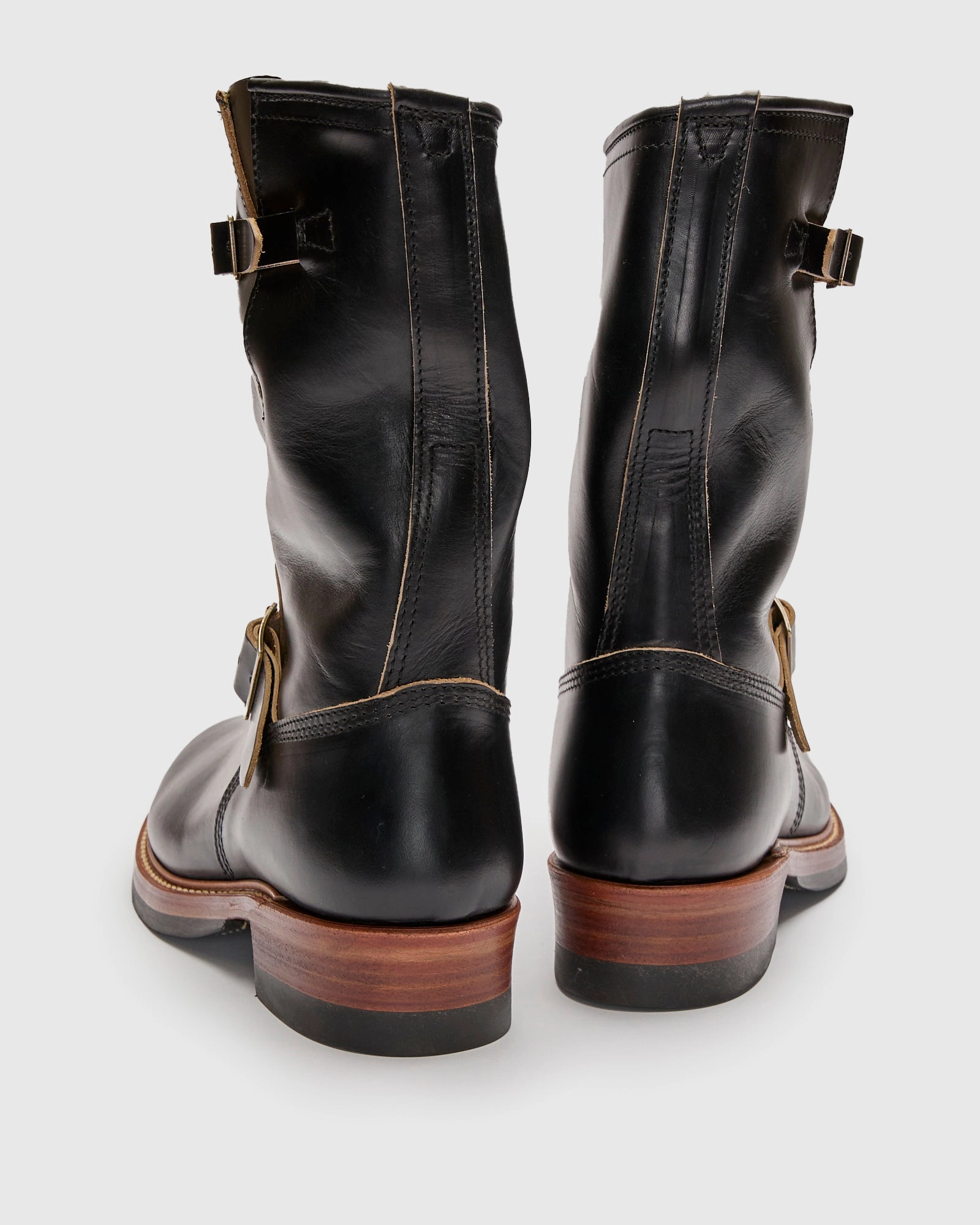 Wabash Engineer Boot in Horween Chromexcel Black