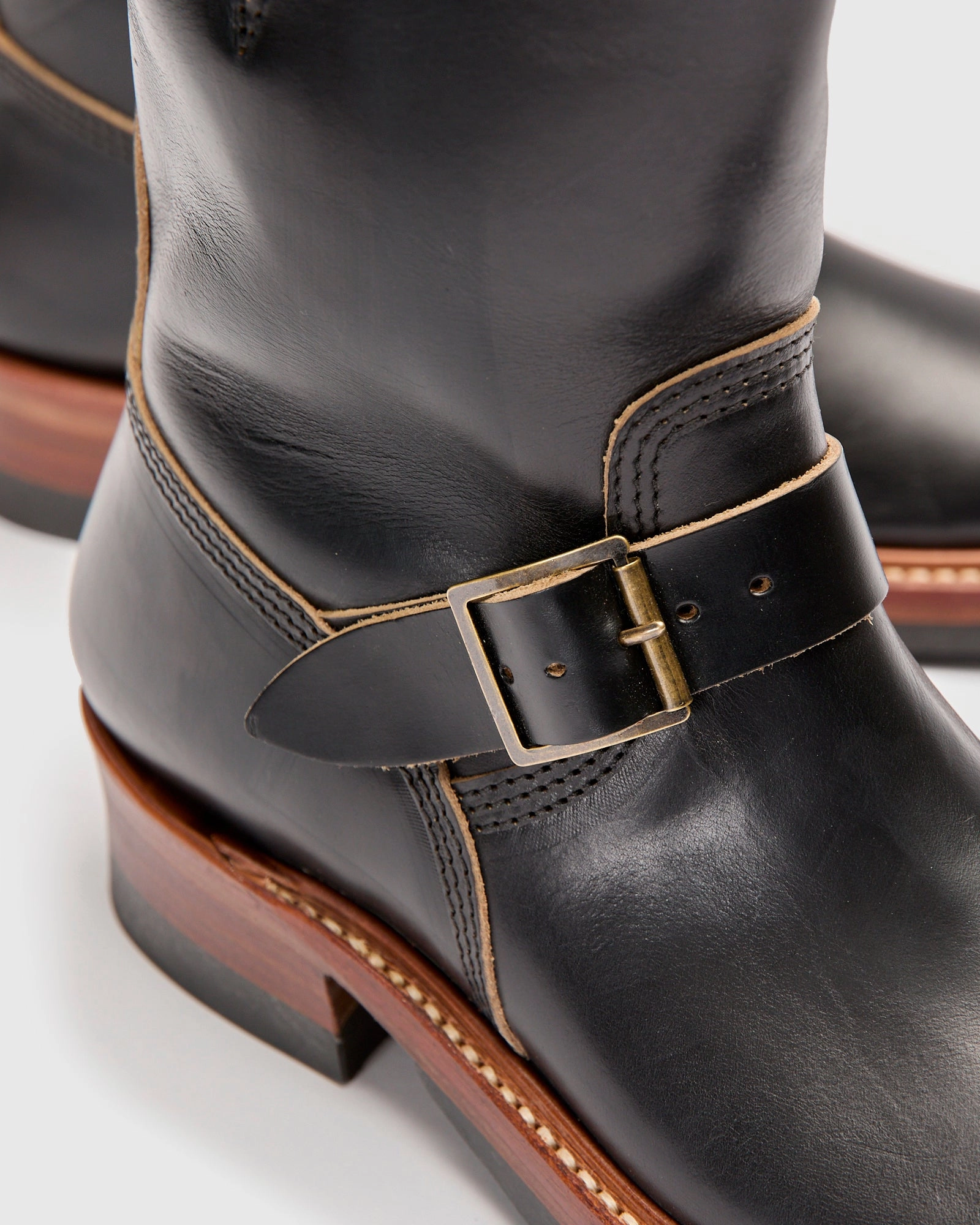 Wabash Engineer Boot in Horween Chromexcel Black