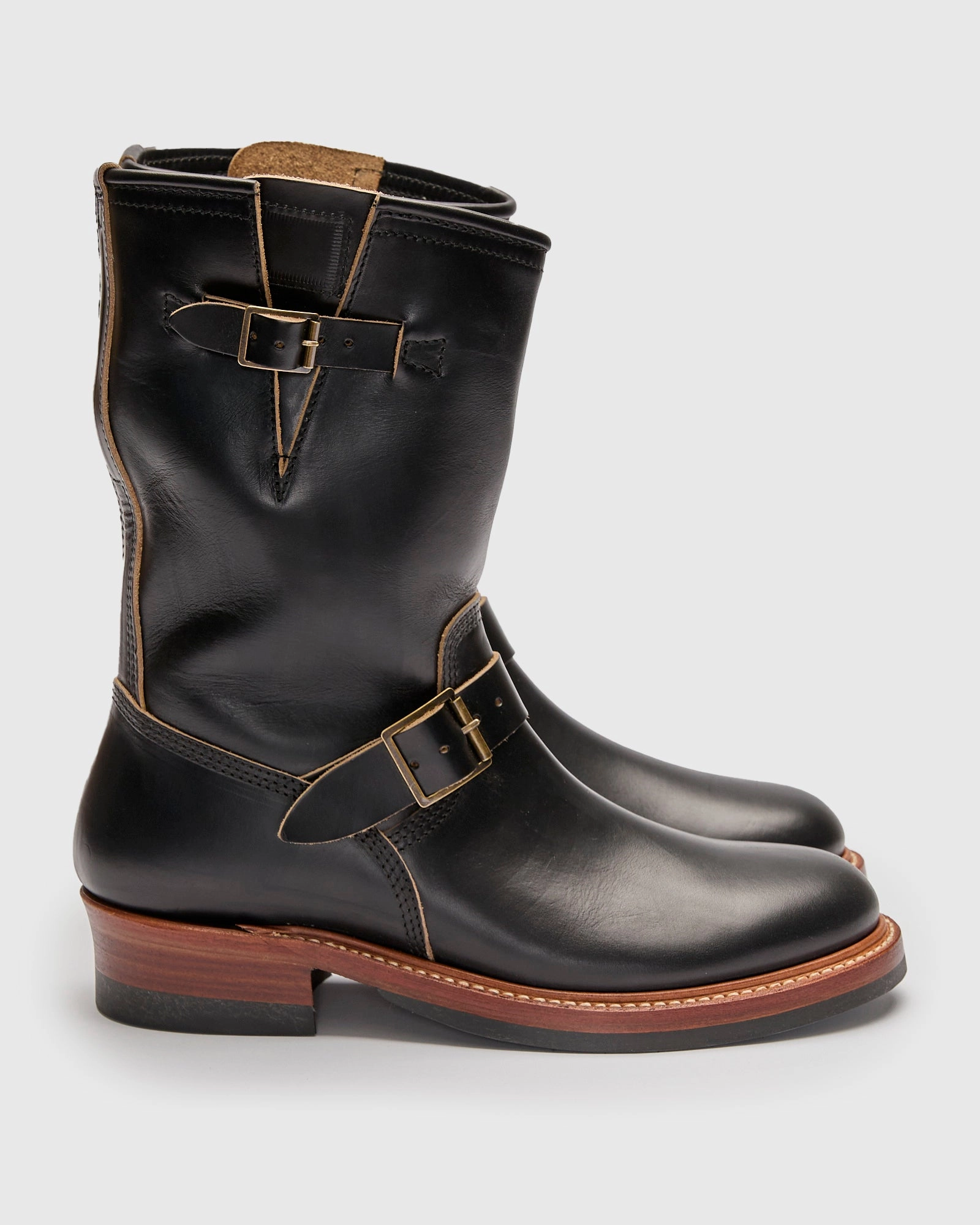 Wabash Engineer Boot in Horween Chromexcel Black