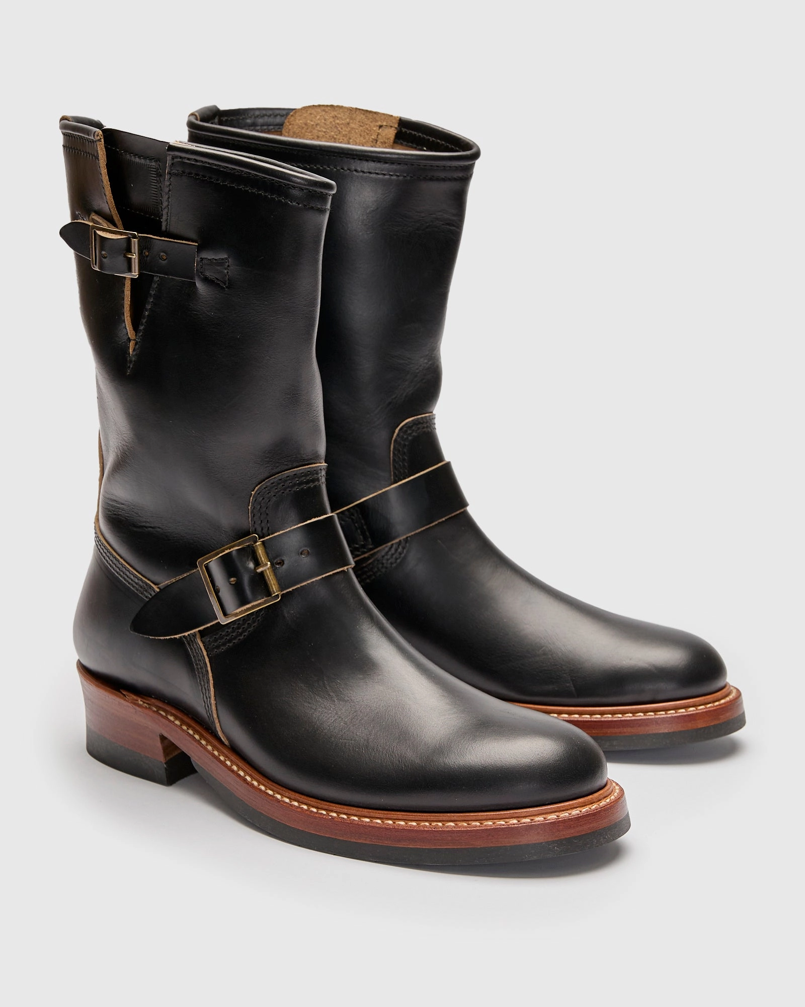 Wabash Engineer Boot in Horween Chromexcel Black