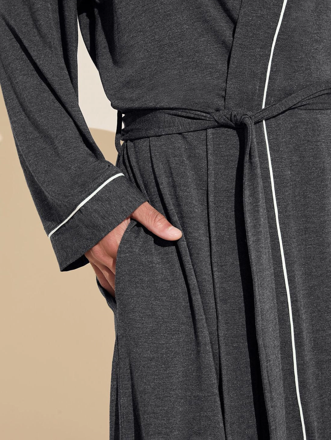 William Robe - Charcoal/Ivory