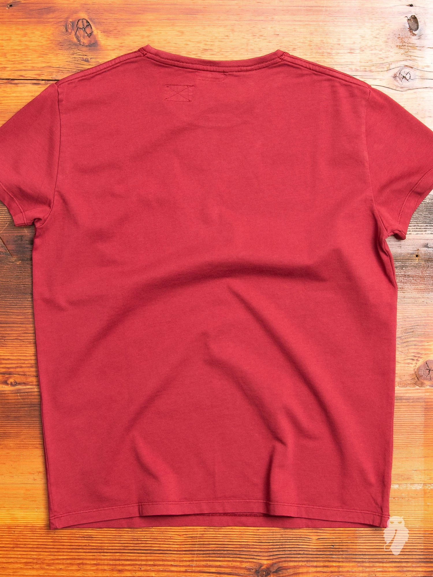 Wilson Pocket T-Shirt in Guajillo Red