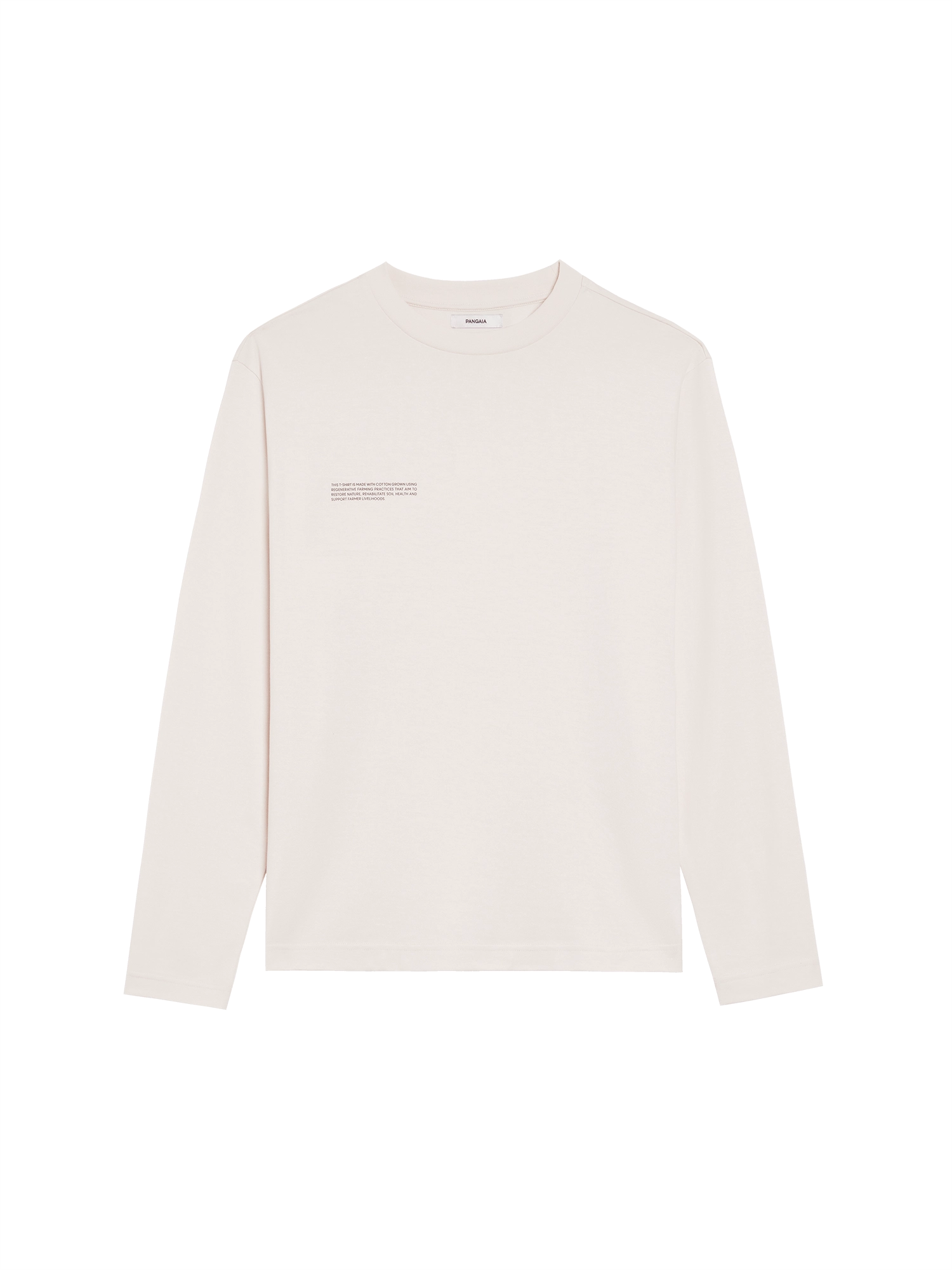 Womens In Conversion Cotton Long Sleeve T-shirt—cotton white