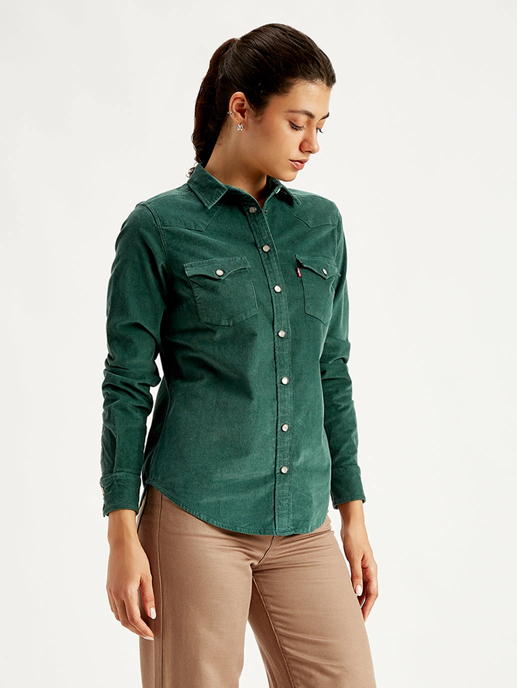 Women's Solid Regular Fit Shirt