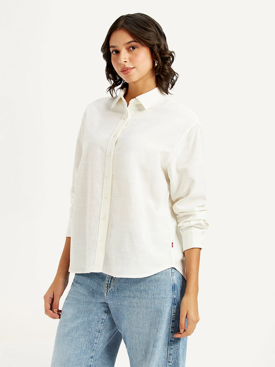 Women's Solid Relaxed Fit Shirt