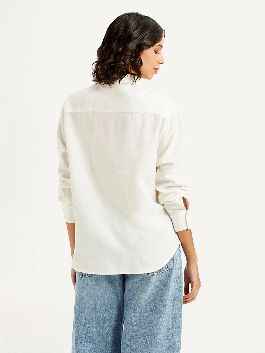 Women's Solid Relaxed Fit Shirt