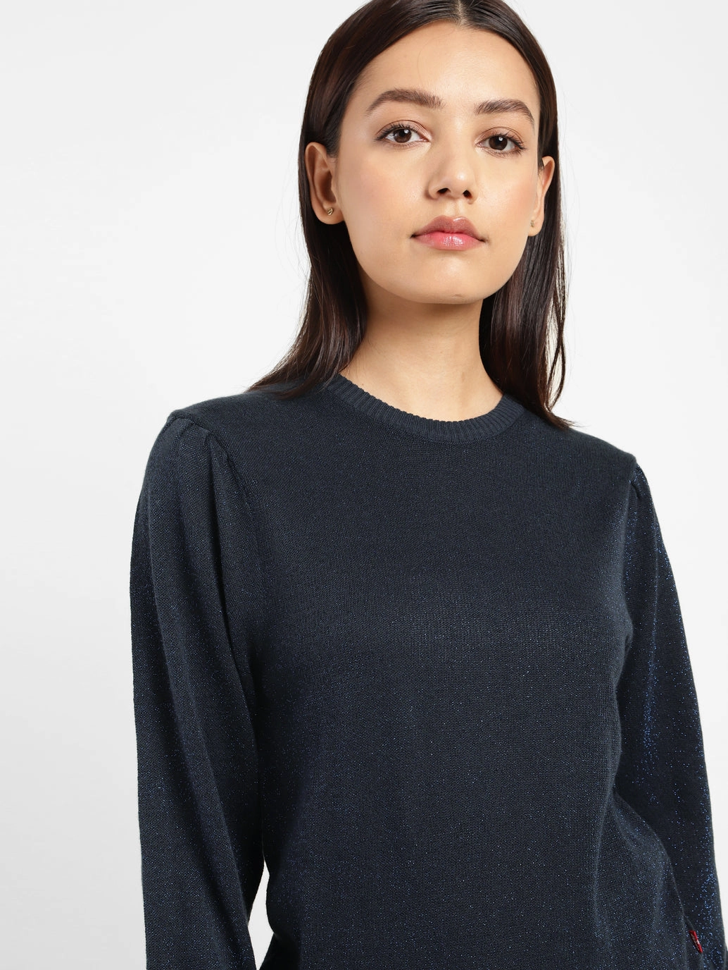 Women's Solid Round Neck Sweater