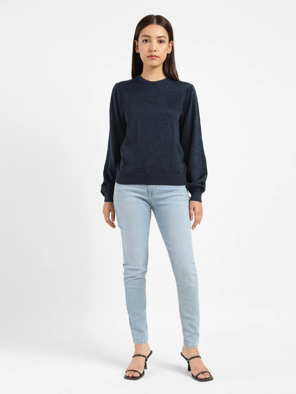 Women's Solid Round Neck Sweater