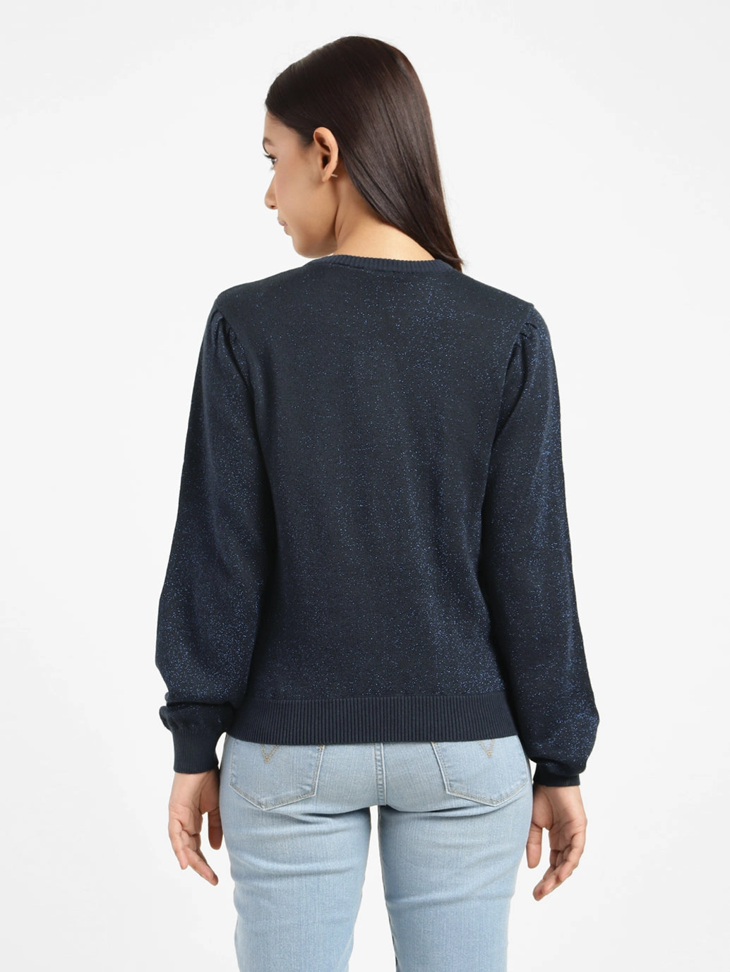 Women's Solid Round Neck Sweater