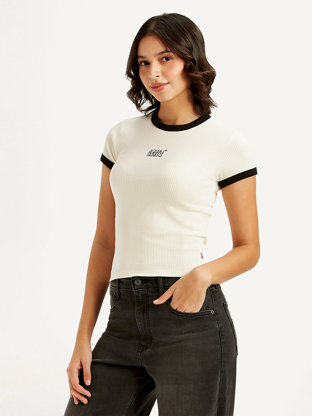 Women's Solid Slim Fit T-Shirt