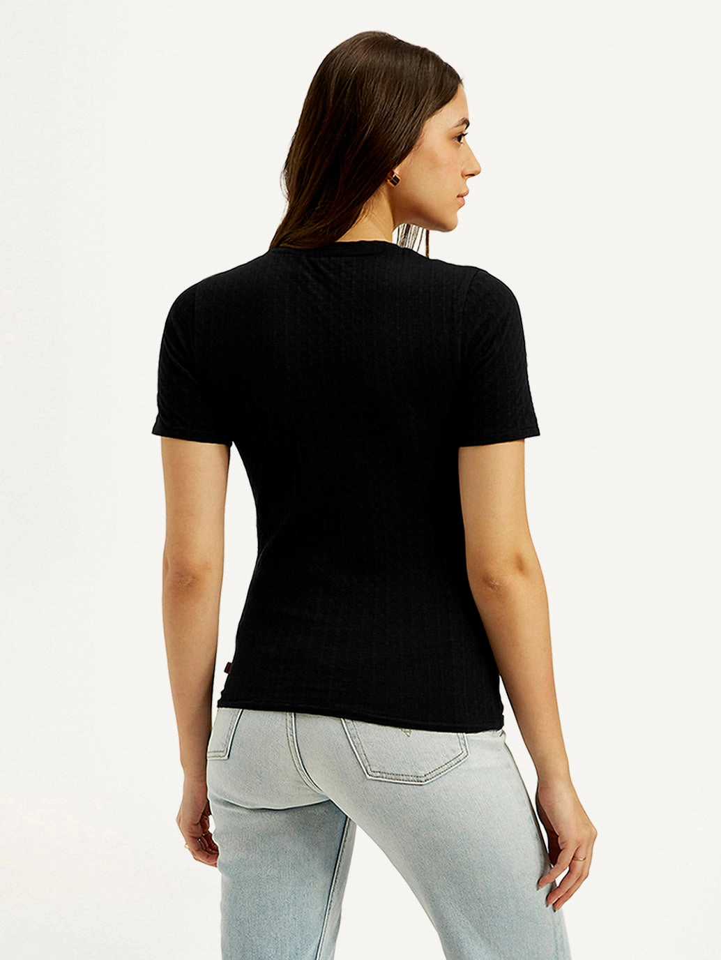 Women's Solid Slim Fit T-shirt