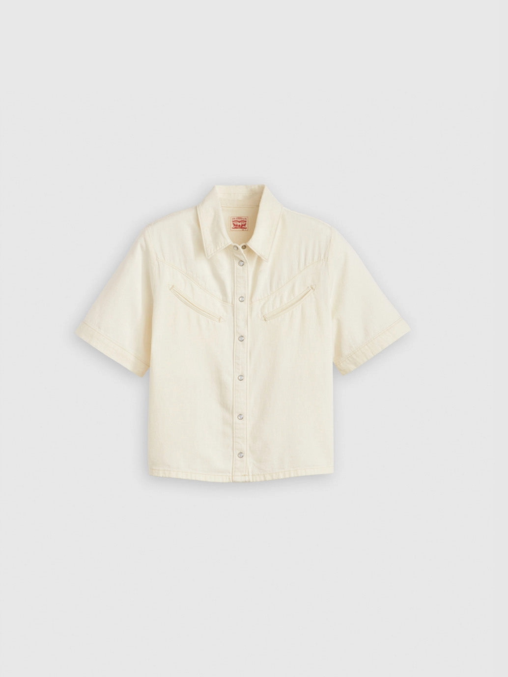 Women's Solid Spread Collar Shirt