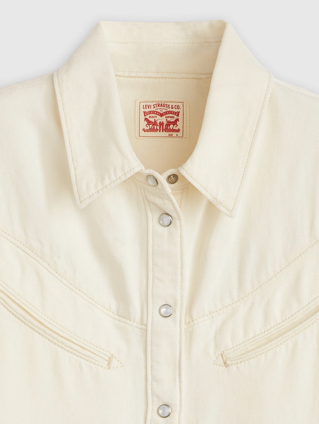 Women's Solid Spread Collar Shirt