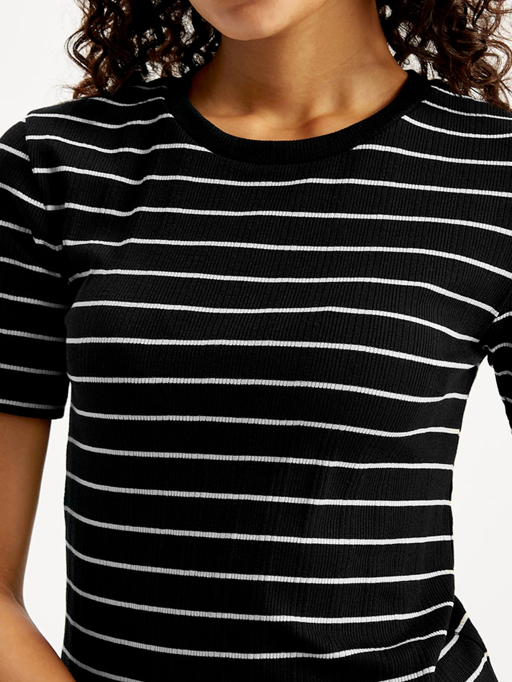 Women's Striped Regular Fit T-Shirt