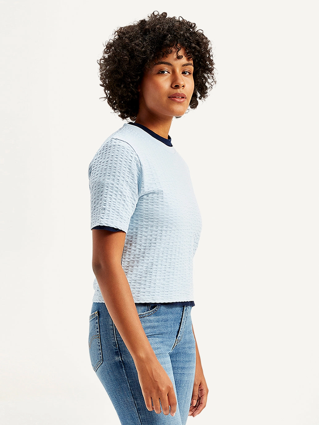 Women's Textured Regular Fit Top