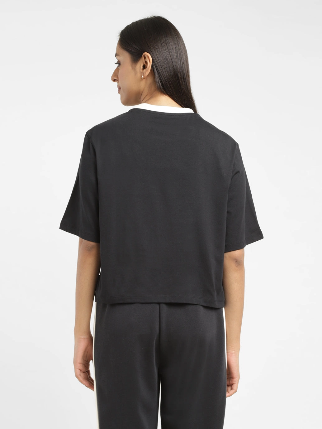Women's Typographic Print Boxy T-Shirt