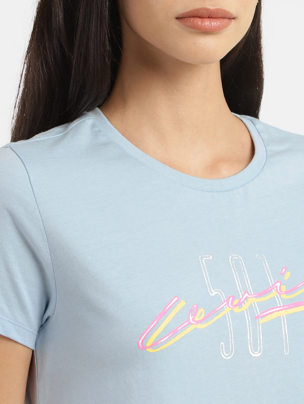 Women's Typography Crew Neck T-shirt