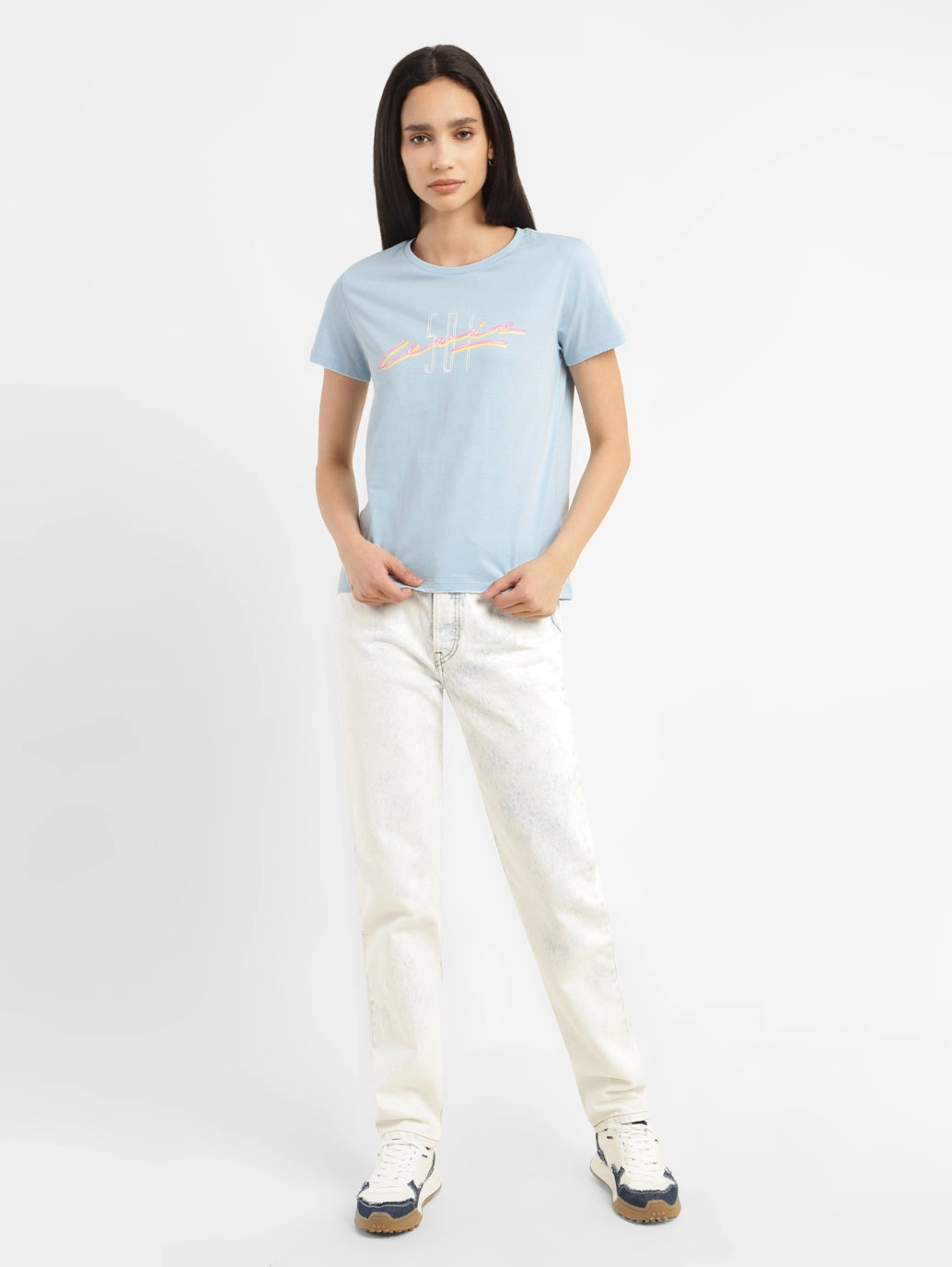 Women's Typography Crew Neck T-shirt