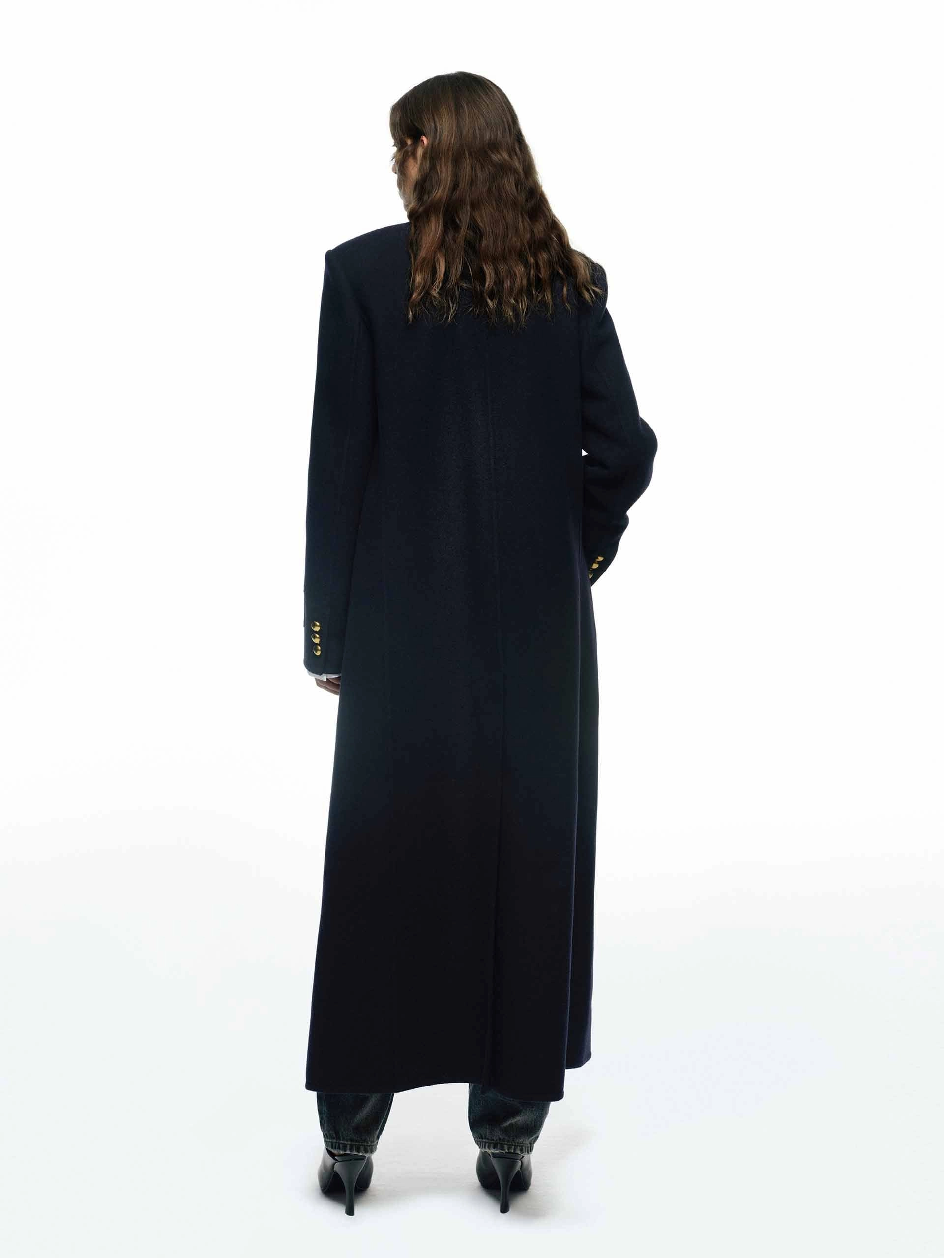 Wool Longline Overcoat