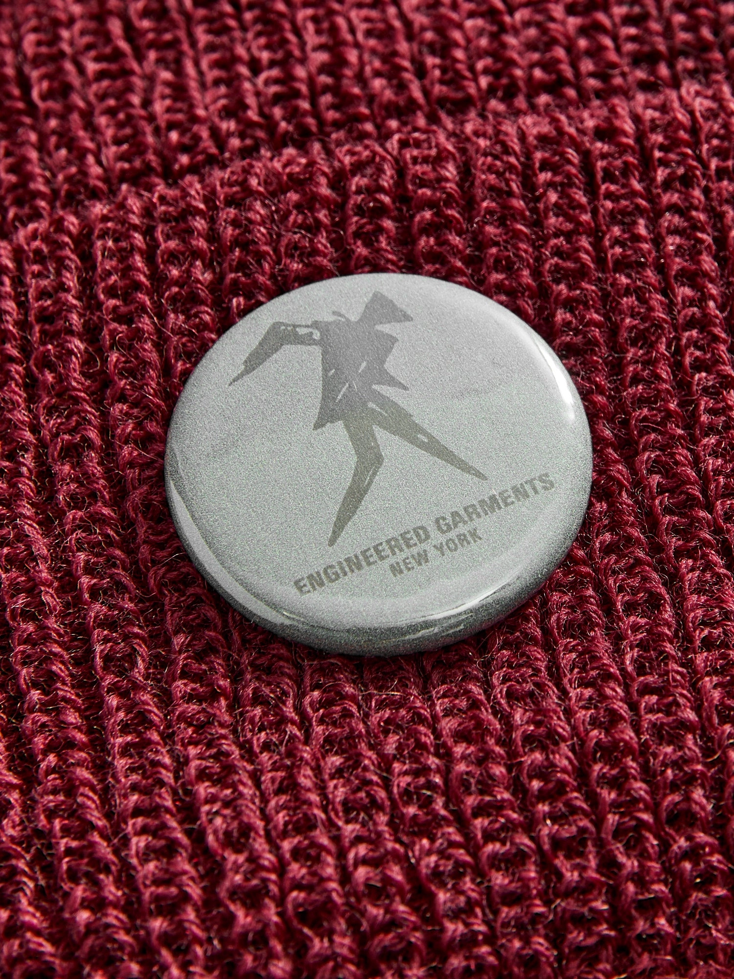 Wool Watch Cap in Burgundy