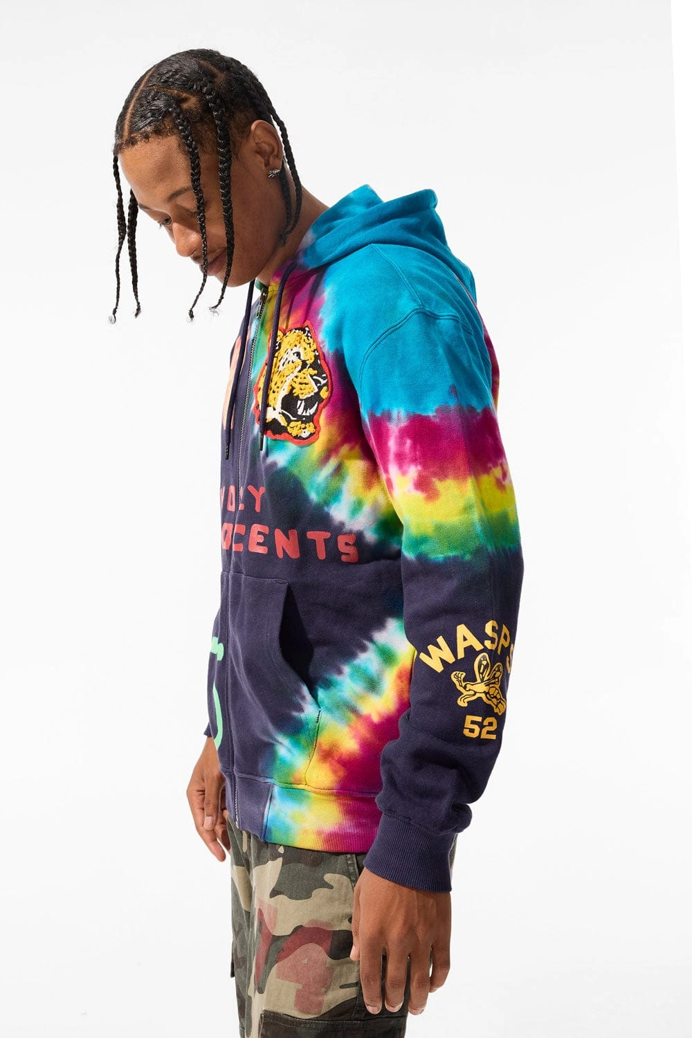 Wooster Zip Up Hoodie (Purple)