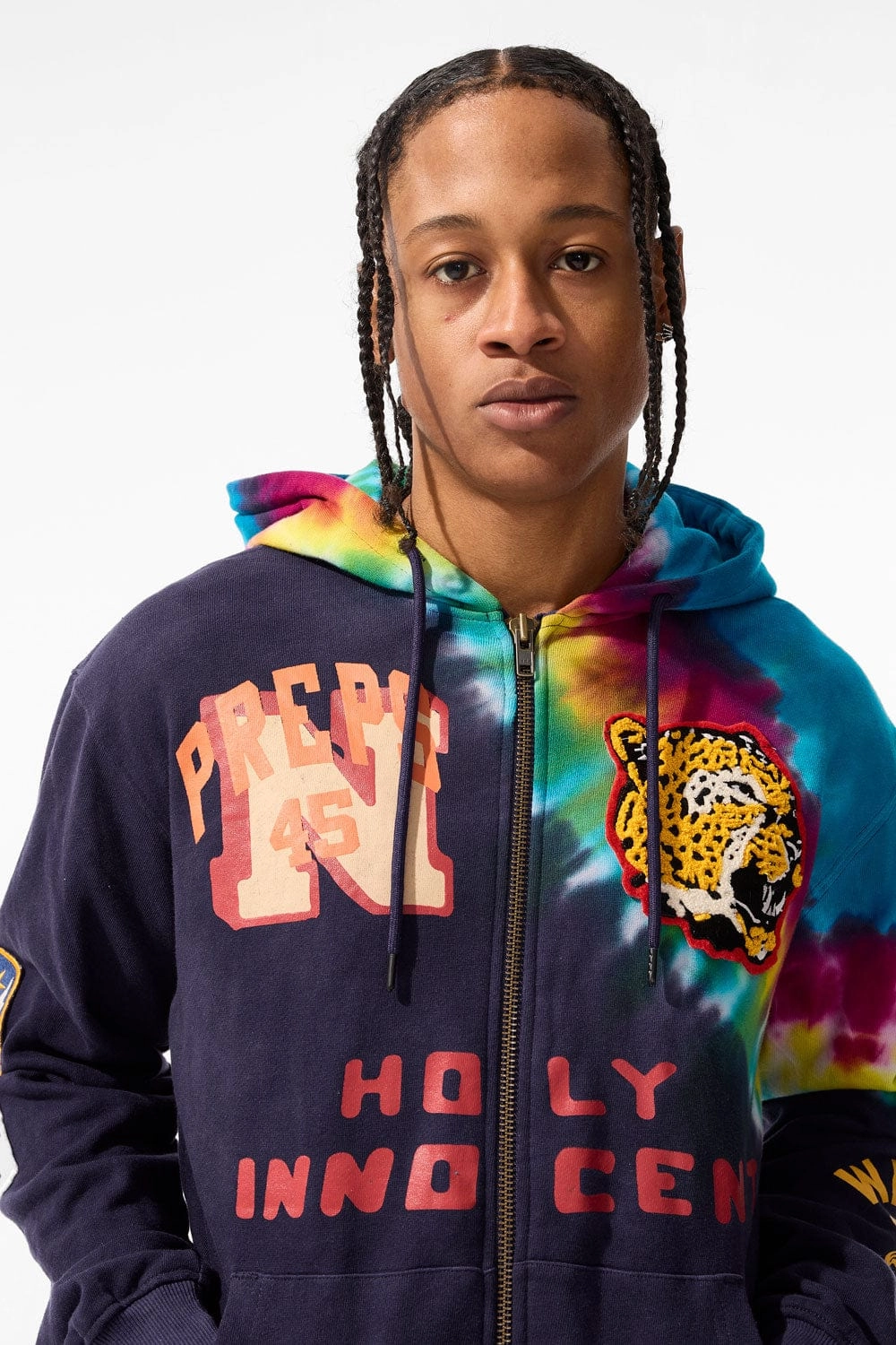 Wooster Zip Up Hoodie (Purple)