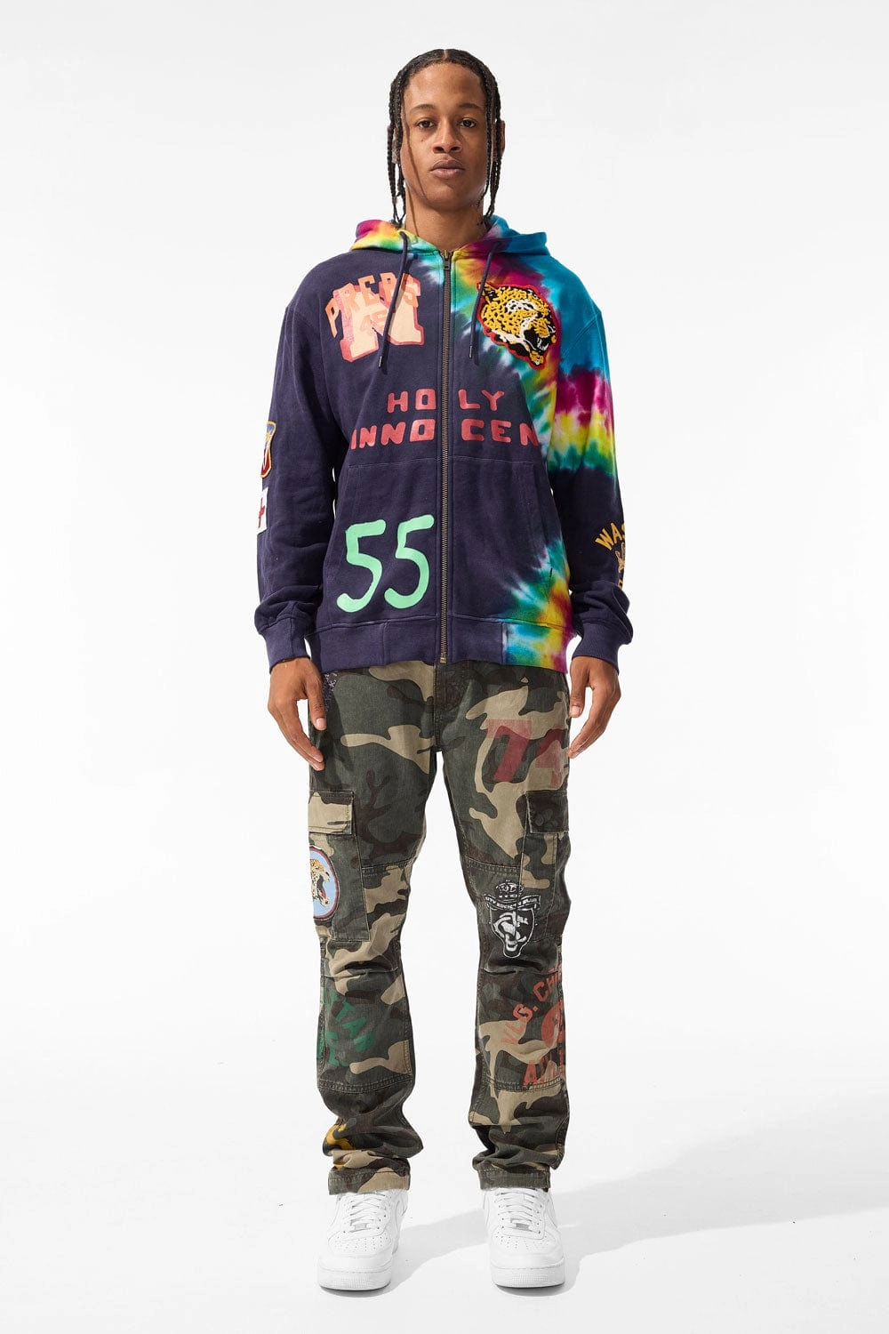 Wooster Zip Up Hoodie (Purple)