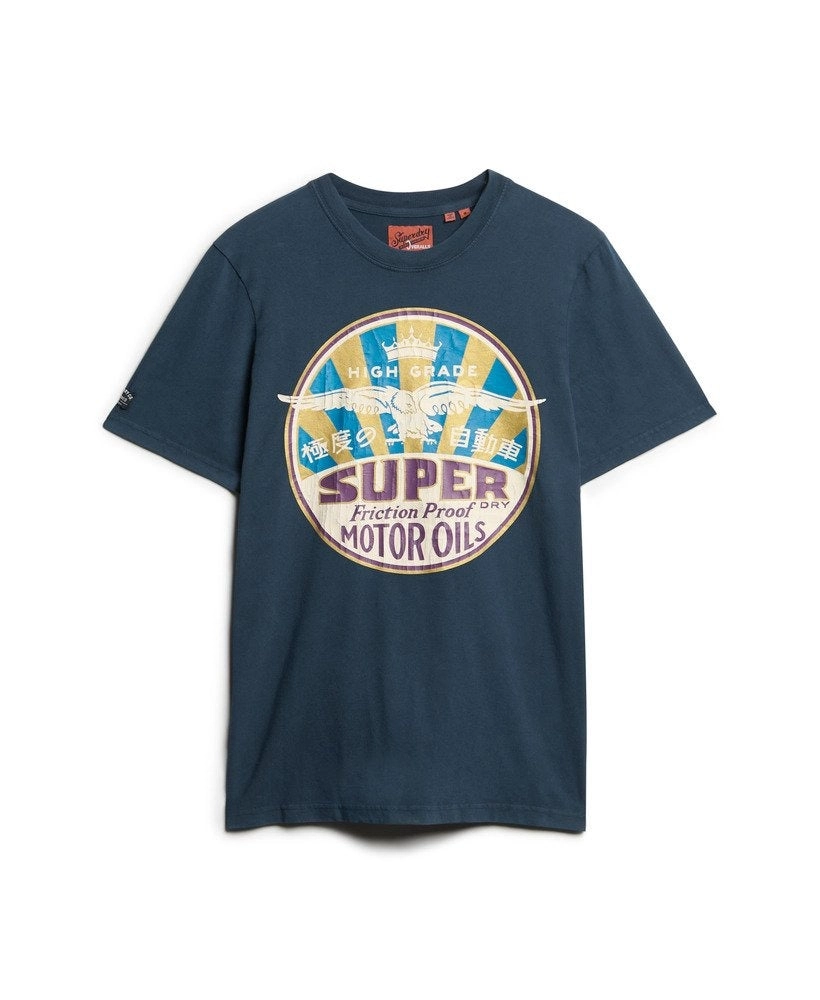 Workwear Gasoline Graphic Tee | Eclipse Navy