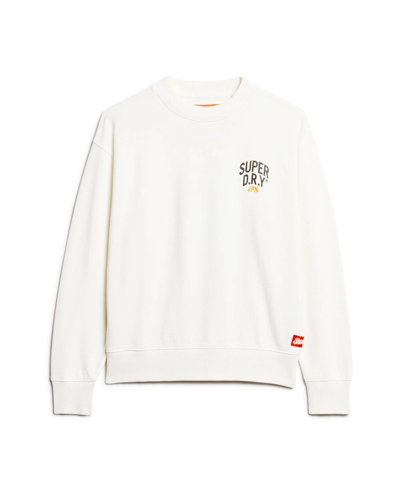 Workwear Graphic Loose Crew | Off White