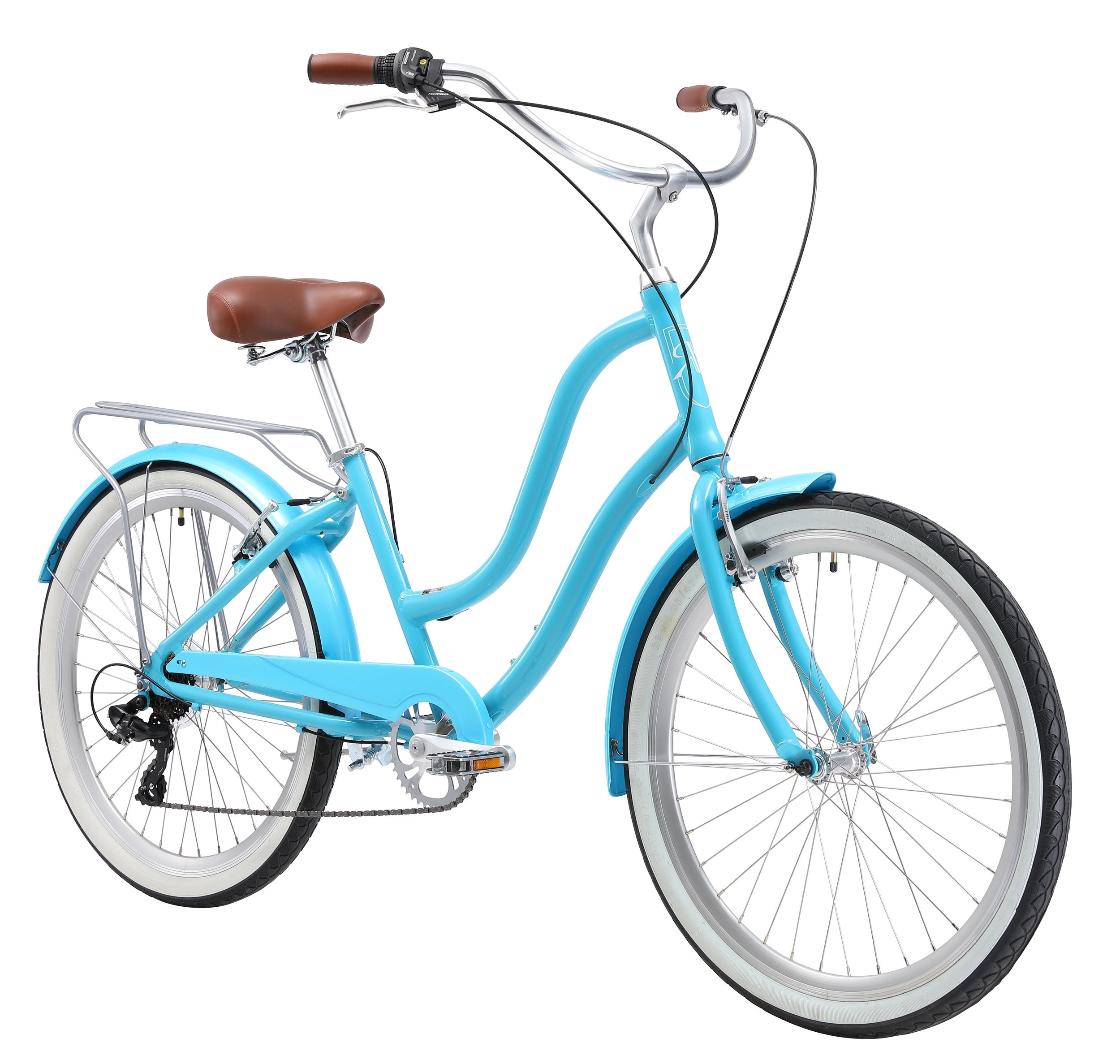 XDS Hyna 7 Speed Alloy Step-Through Beach Cruiser Bike