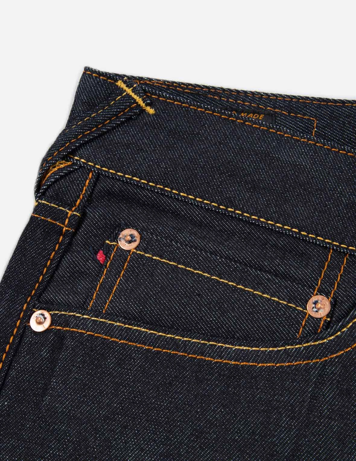 Yellow Seagull Print Carrot-Fit Jeans #2017