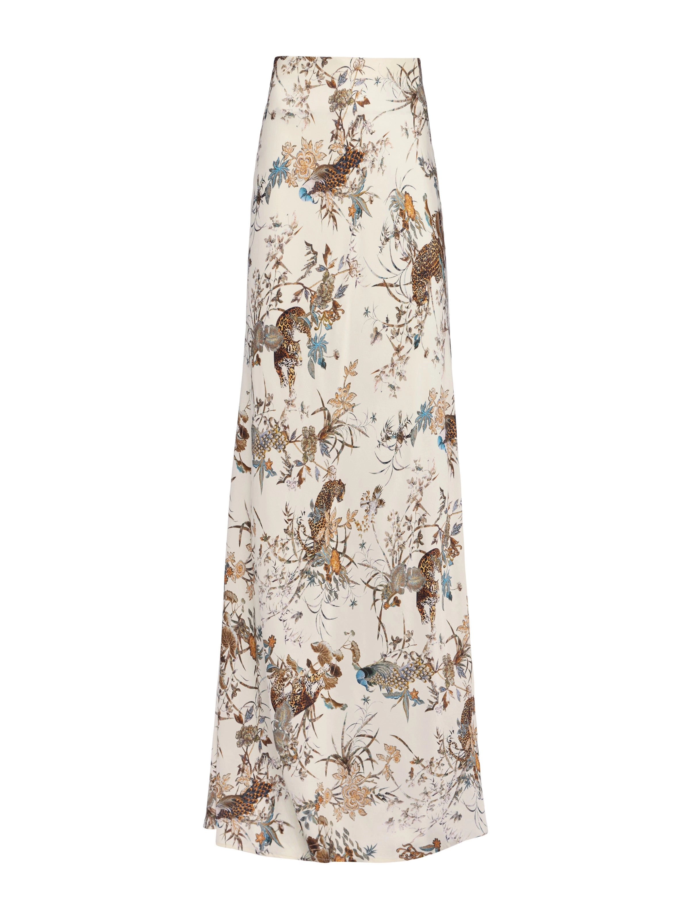 Zeta Satin Maxi Skirt