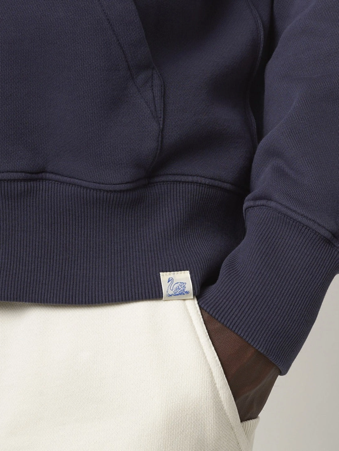 Zip Up Hoody - Denim Blue